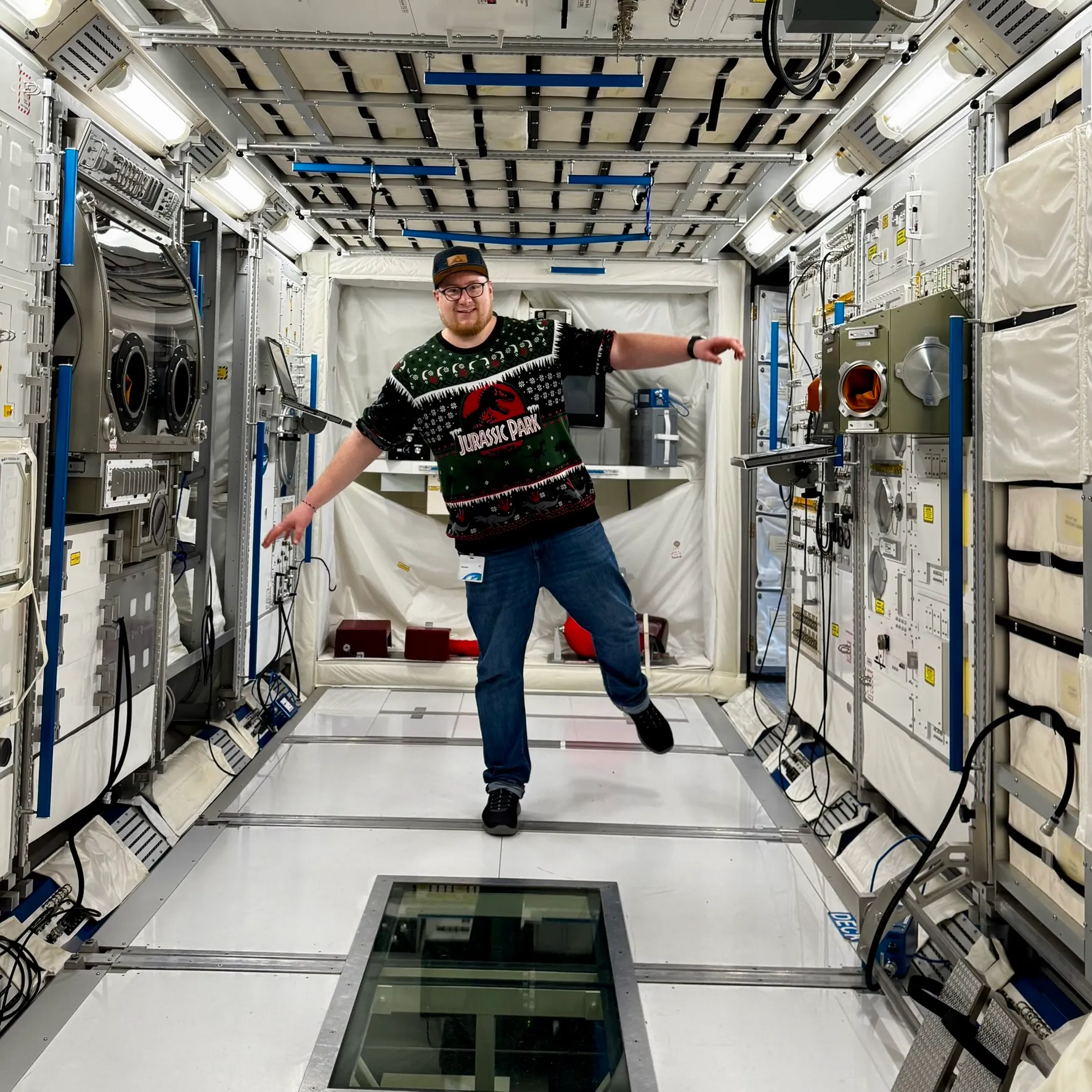 Andreas in der ISS